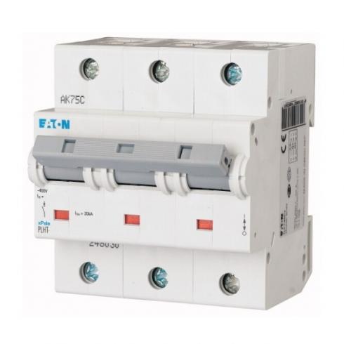 Автоматический выключатель Eaton PLHT-C100/3 3Р 100А тип C 25 кА