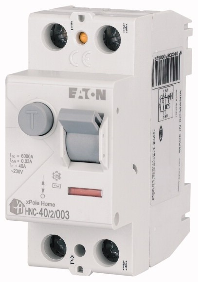 Устройство защитного отключения Eaton HNC-40/2/003 2P 40A тип AC 30mA