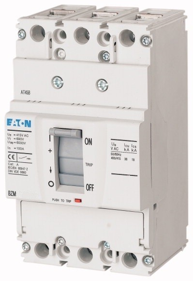 Автоматический выключатель Eaton BZMB1-A80-BT 80A 25kA